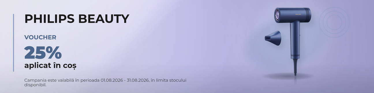 Promotie cu 25% voucher aplicat in cos la Philips Beauty