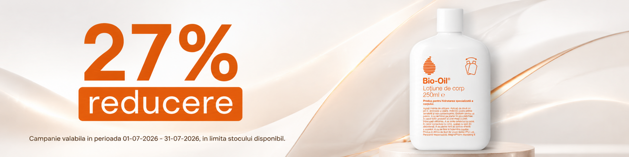 Promotie cu 27% reducere la Biooil