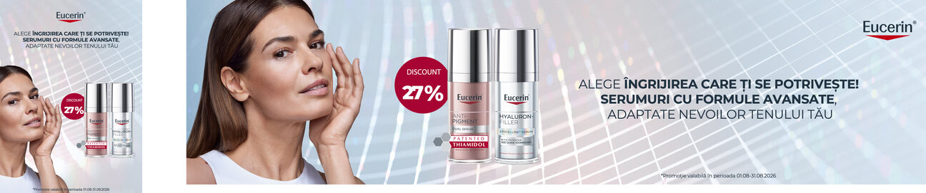 Promotie cu 27% reducere la Eucerin