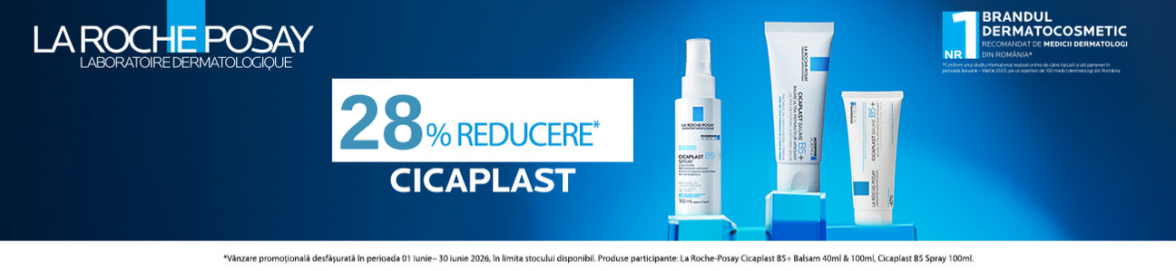 Promotie cu 28% reducere la La Roche Posay Cicaplast
