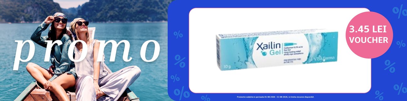 Promotie cu 3.45 lei voucher aplicat in cos la Visupharma