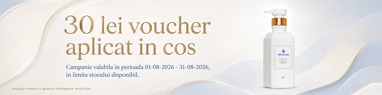 Promotie cu 30 lei voucher aplicat in cos la Monxuan