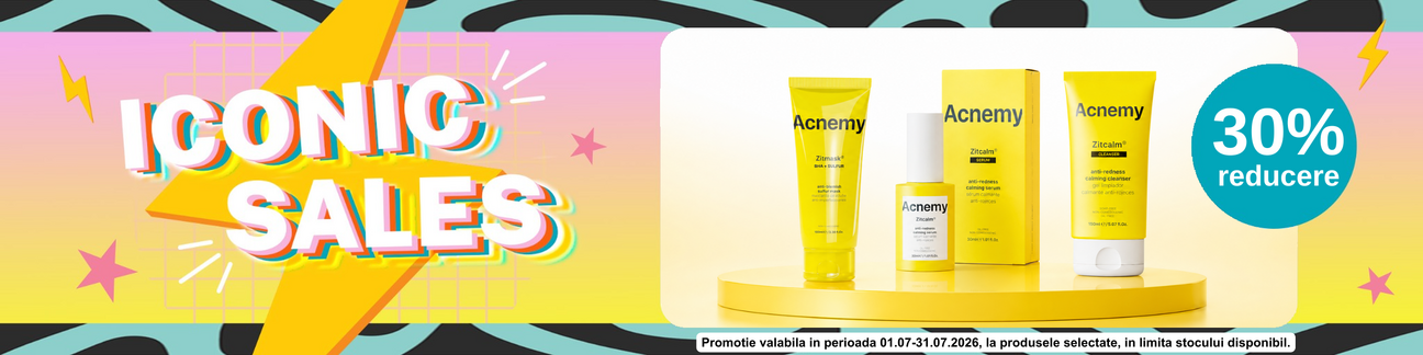Promotie cu 30% reducere la Acnemy - Iconic Sales