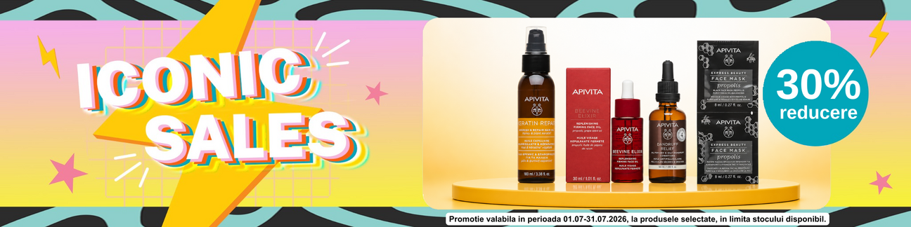 Promotie cu 30% reducere la Apivita - Iconic Sales