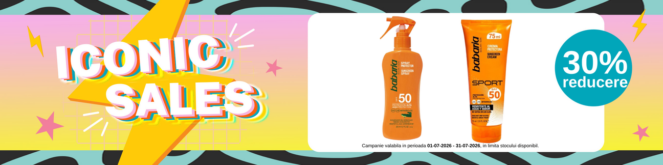 Promotie cu 30% reducere la Babaria - Iconic Sales
