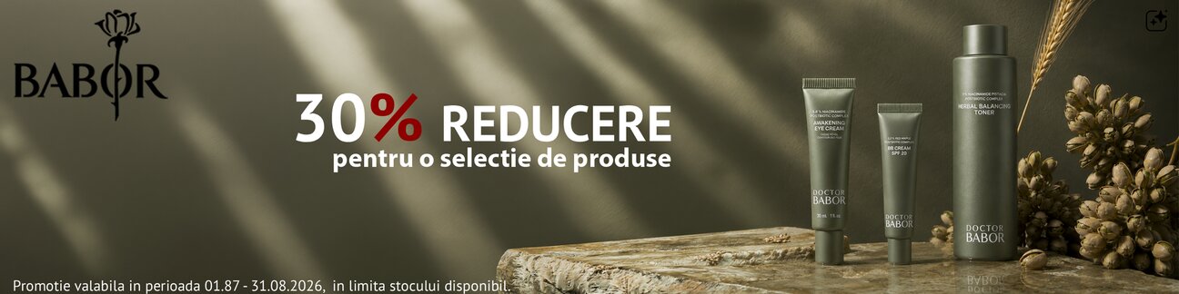 Promotie cu 30% reducere la Babor