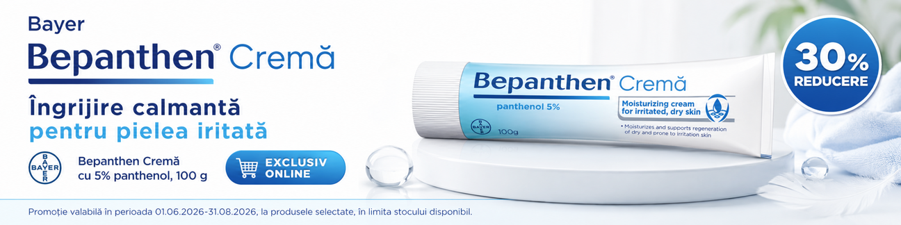 Promotie cu 30% reducere la Bepanthen Crema Bayer