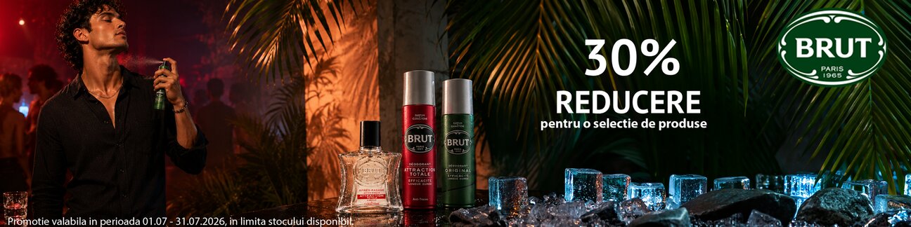 Promotie cu 30% reducere la Brut