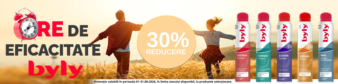Promotie cu 30% reducere la Byly