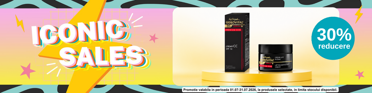 Promotie cu 30% reducere la Gerovital H3 Derma+ Premium Care - Iconic Sales