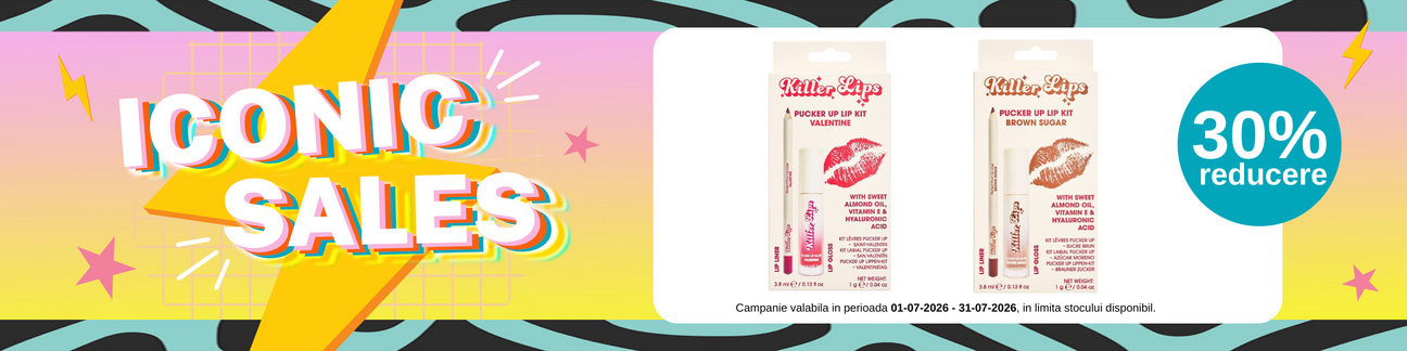 Promotie cu 30% reducere la Killer Lips - Iconic Sales