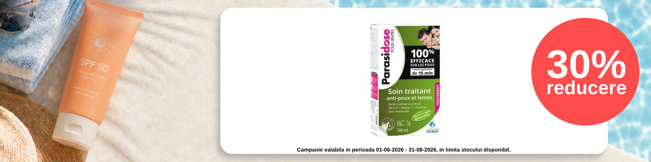 Promotie cu 30% reducere la Parasidose
