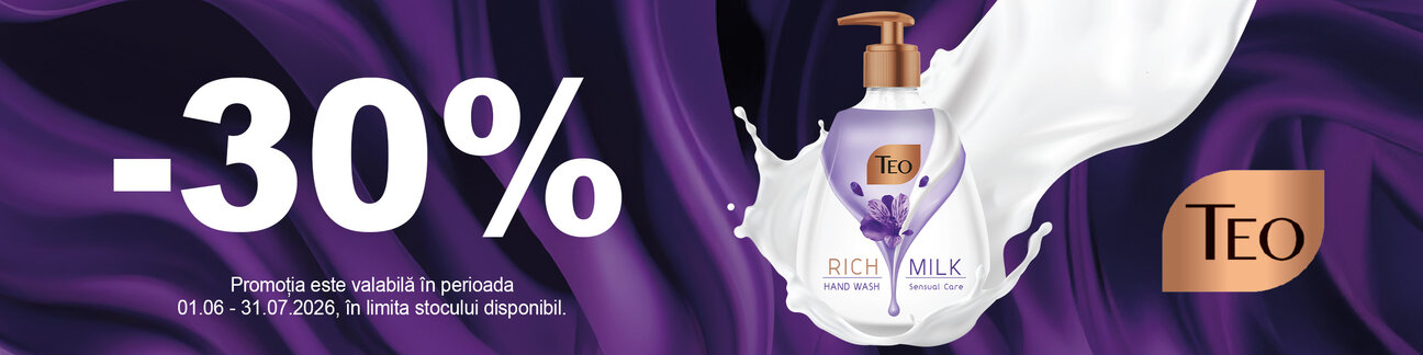 Promotie cu 30% reducere la Teo