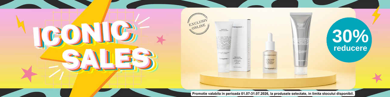 Promotie cu 30% reducere la Transparent Lab - Iconic Sales