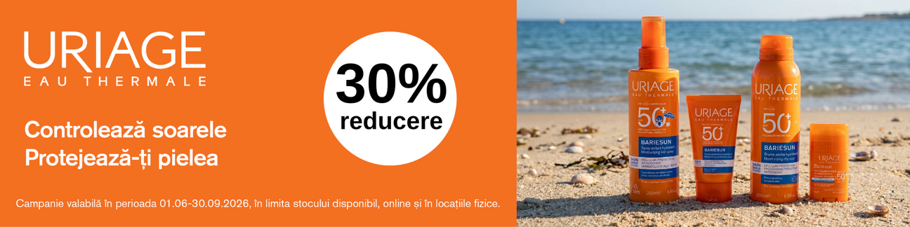Promotie cu 30% reducere la Uriage