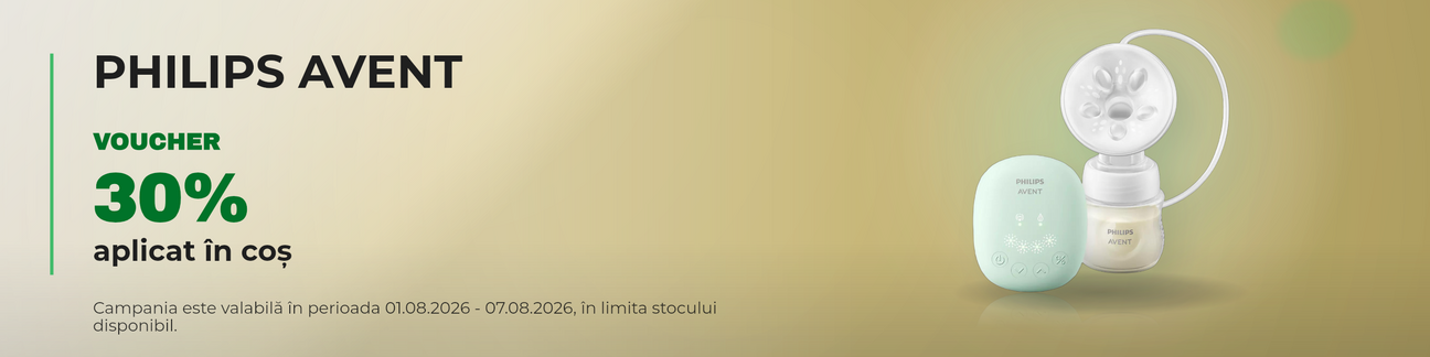 Promotie cu 30% voucher aplicat in cos la Philips Avent