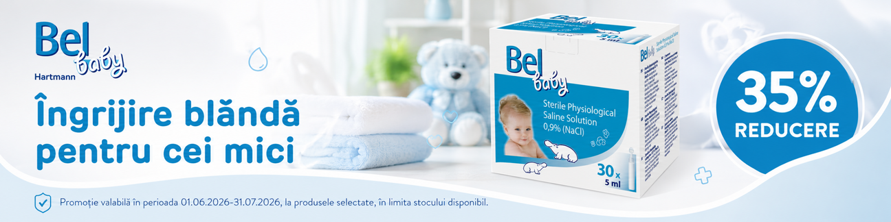 Promotie cu 35% redcuere la Hartmann Bel Baby