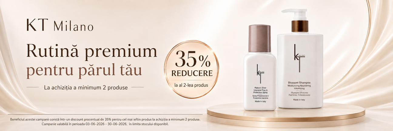 Promotie cu 35% reducere la al doilea produs KT Milano