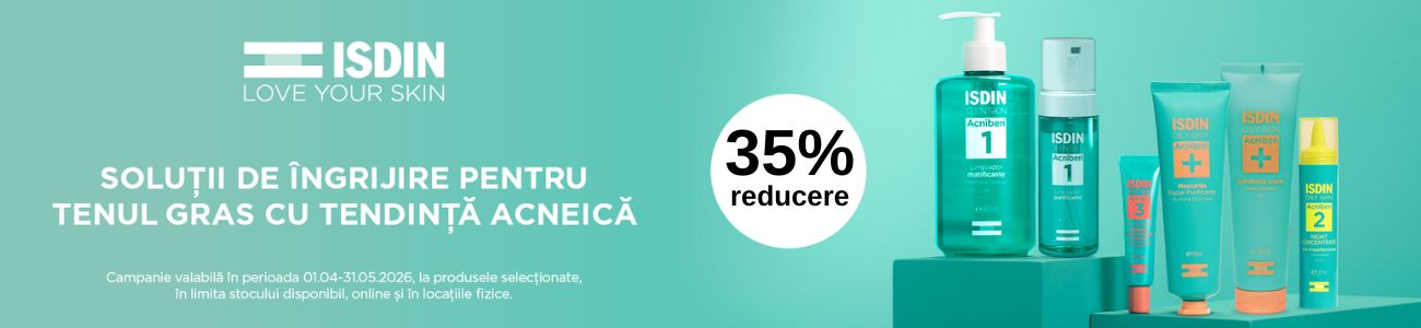 Promotie cu 35% reducere la Isdin