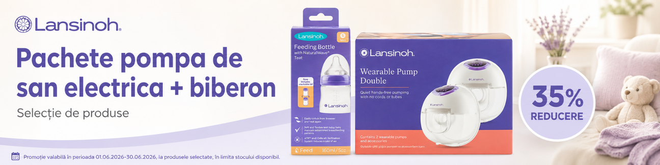 Promotie cu 35% reducere la Lansinoh