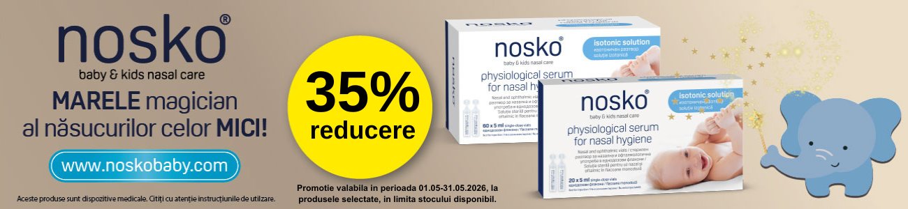 Promotie cu 35% reducere la Nosko