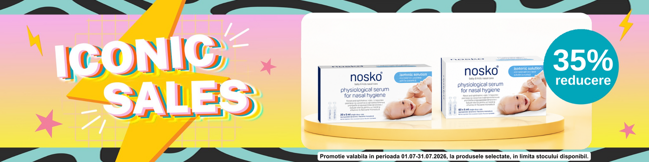 Promotie cu 35% reducere la Nosko - Iconic Sales