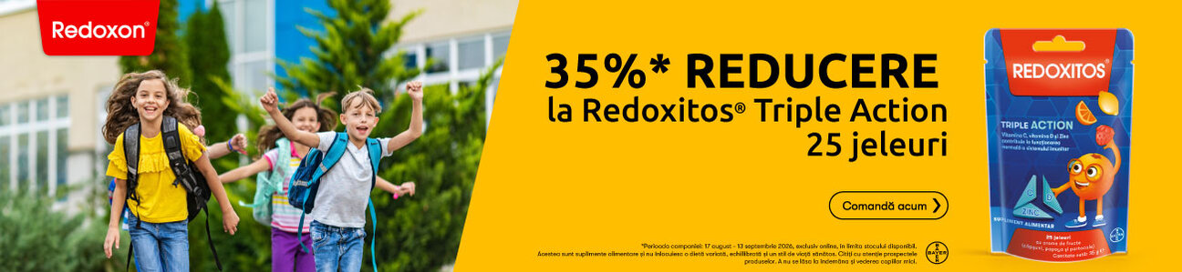 Promotie cu 35% reducere la Redoxitos Triple Action - Back to School