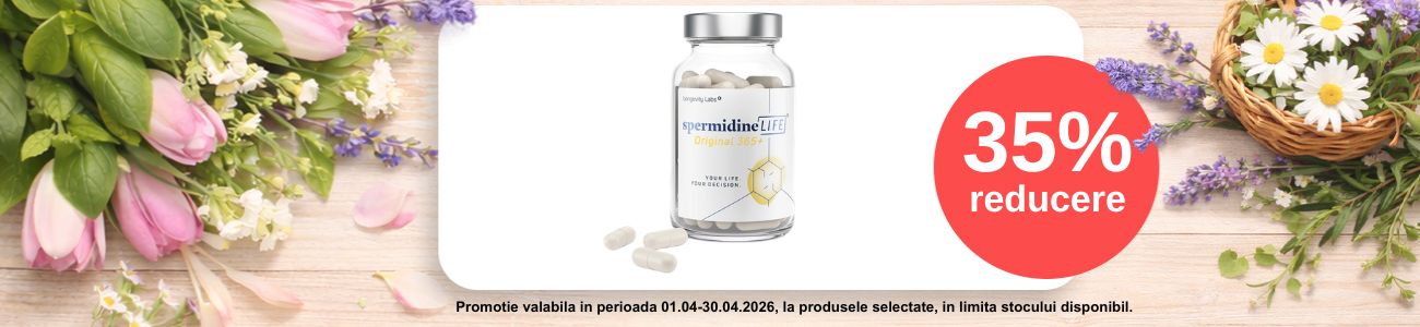 Promotie cu 35% reducere la Spermidine