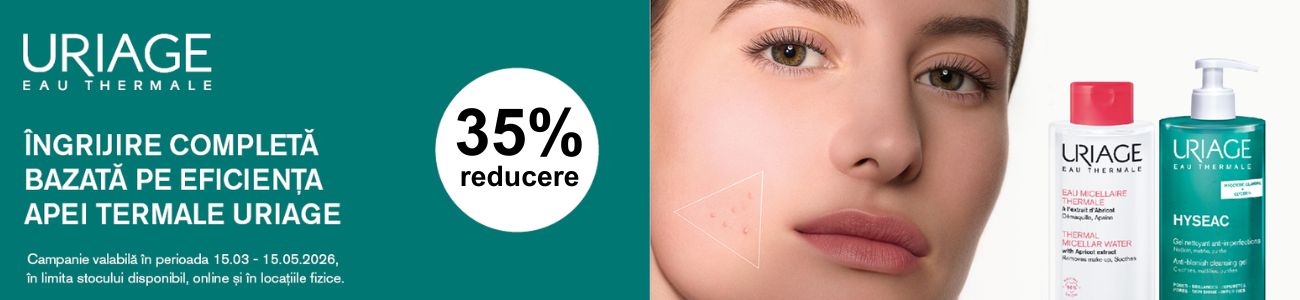 Promotie cu 35% reducere la Uriage