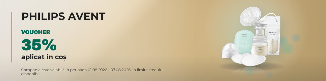 Promotie cu 35% voucher aplicat in cos la Philips Avent