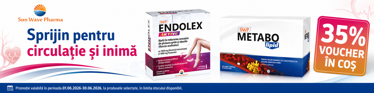 Promotie cu 35% voucher aplicat in cos la Sun Wave Pharma