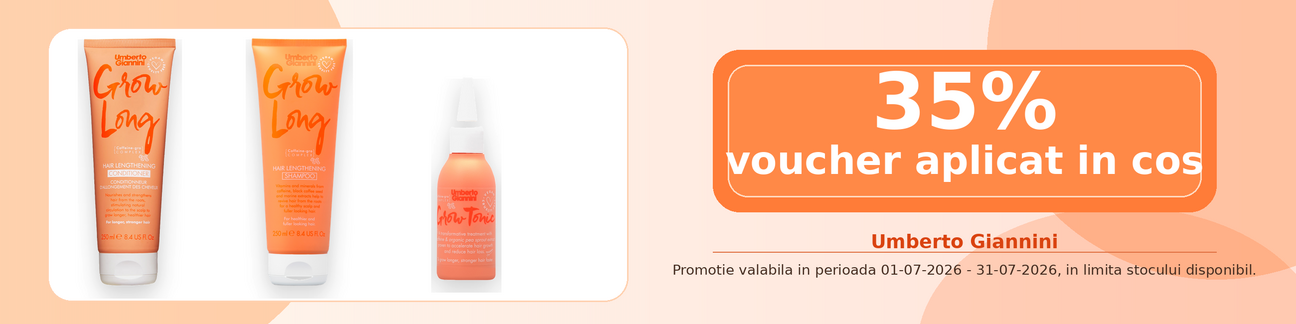 Promotie cu 35% voucher aplicat in cos la Umberto Gianinni