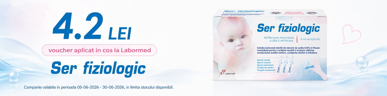 Promotie cu 4.2 lei voucher aplicat in cos la Labormed