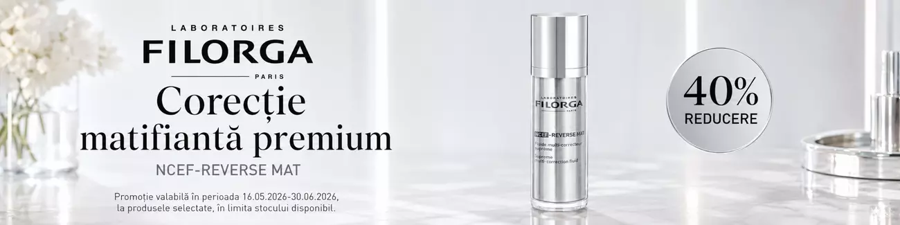Promotie cu 40% reducere la Filorga Fluid Antirid 