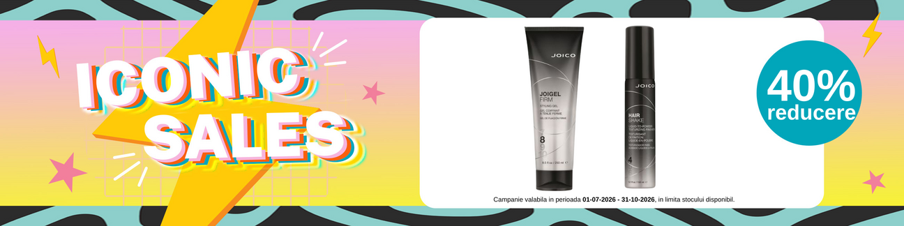 Promotie cu 40% reducere la Joico - Iconic Sales