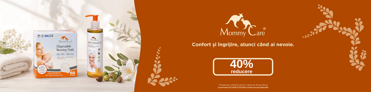 Promotie cu 40% reducere la Mommy Care