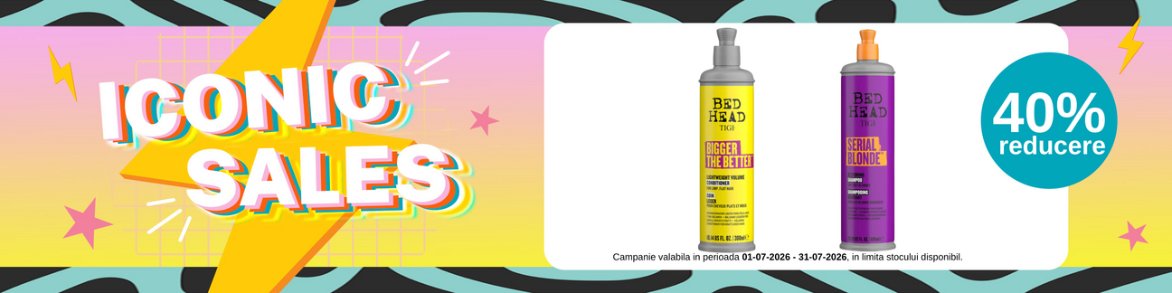 Promotie cu 40% reducere la Tigi - Iconic Sales