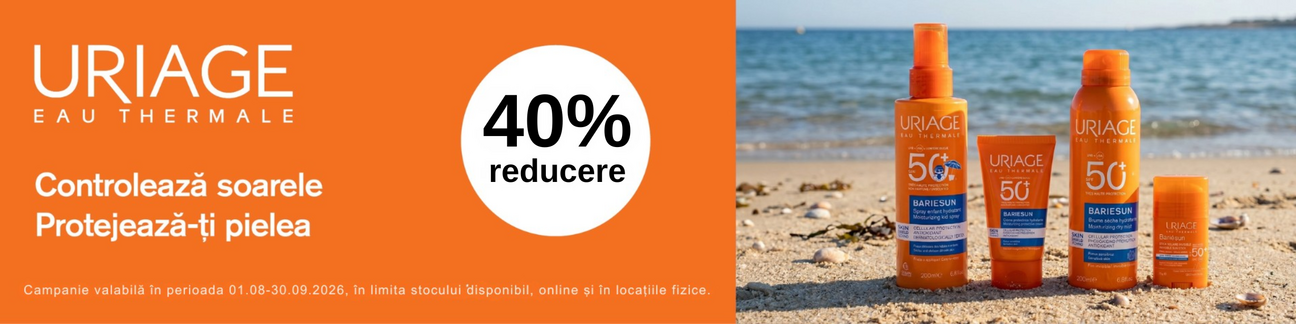 Promotie cu 40% reducere la Uriage