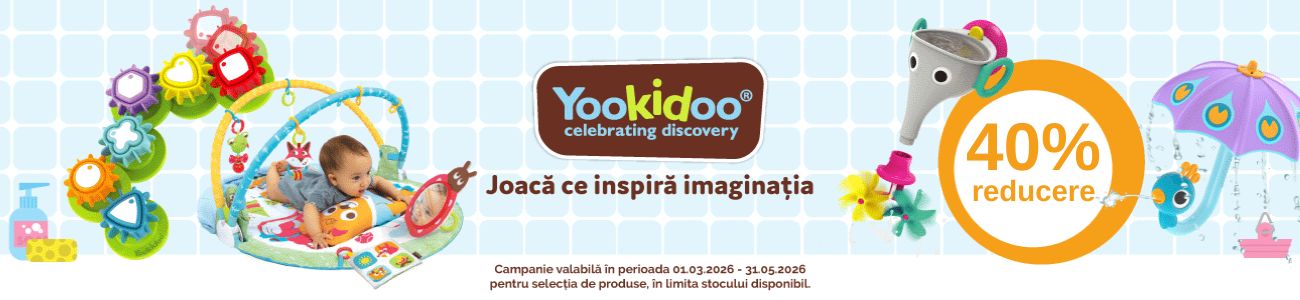 Promotie cu 40% reducere la Yookidoo