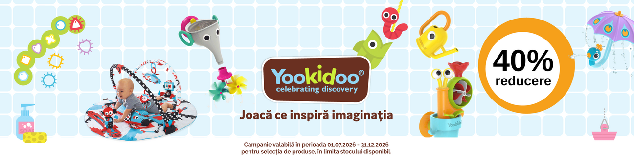 Promotie cu 40% reducere la Yookidoo
