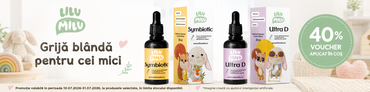 Promotie cu 40% voucher aplicat in cos la Lilu Milu
