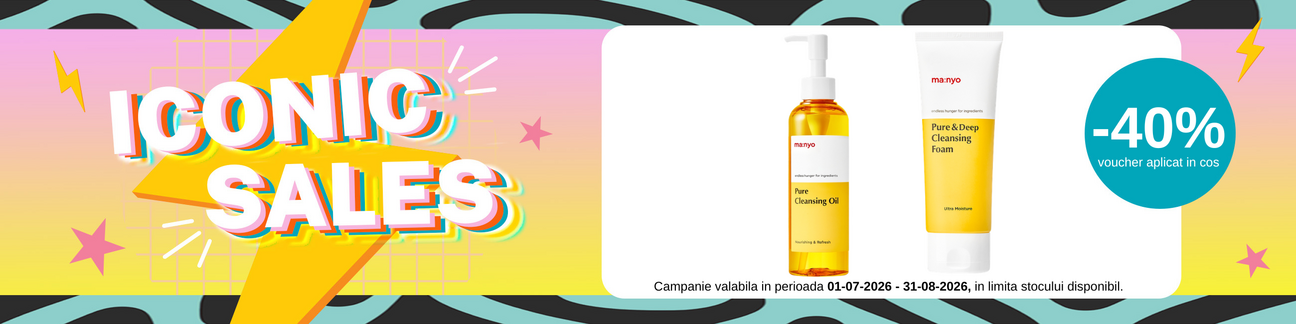 Promotie cu 40% voucher aplicat in cos la Manyo - Iconic Sales