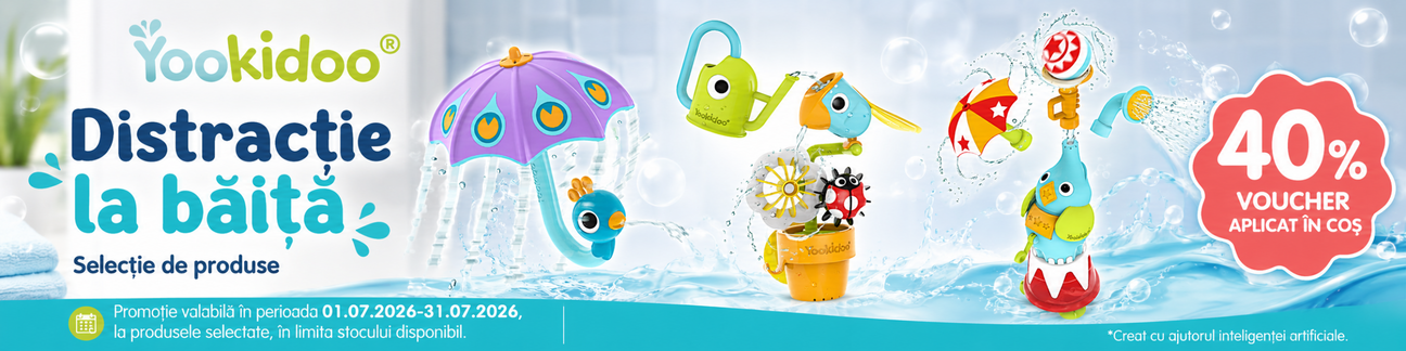 Promotie cu 40% voucher aplicat in cos la Yookidoo