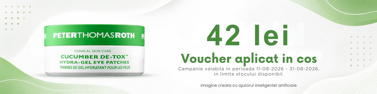 Promotie cu 42 lei voucher aplicat in cos la Peter Thomas Roth