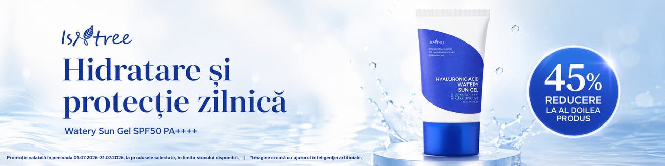 Promotie cu 45% reducere la al doilea produs identic Isntree Hyaluron C