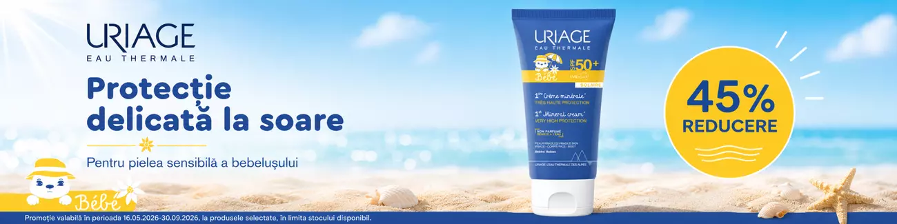 Promotie cu 45% reducere la Uriage 1ere Bebe