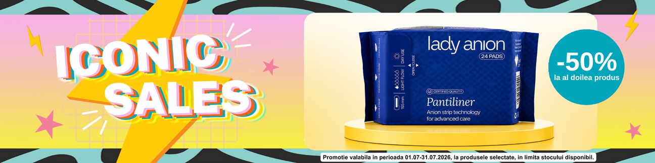 Promotie cu 50% reducere la al doilea produs Lady Anion - Iconic Sales