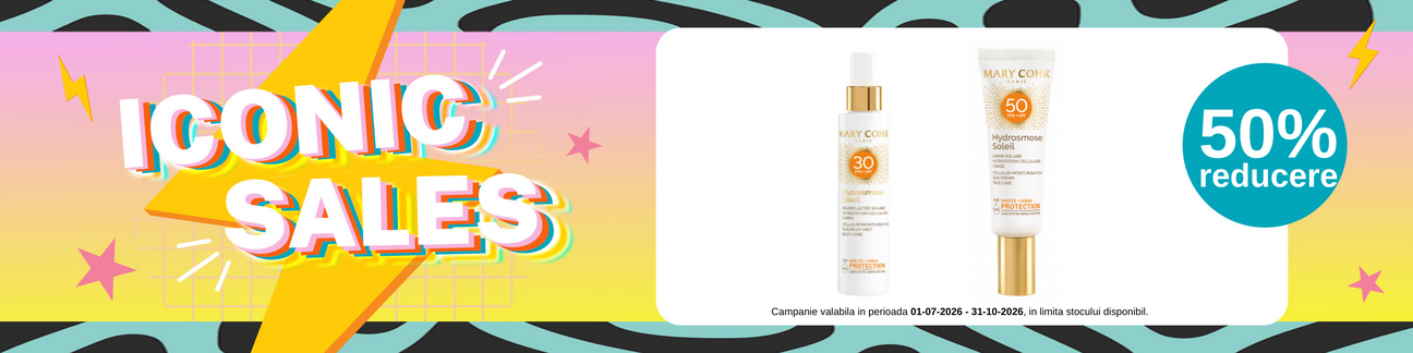 Promotie cu 50% reducere la Mary Cohr - Iconic Sales