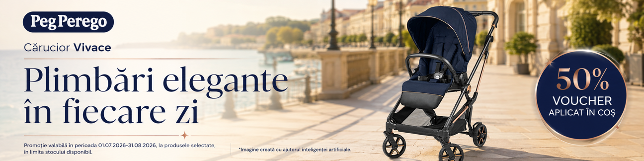 Promotie cu 50% voucher aplicat in cos la Peg Perego Carucior Vivace