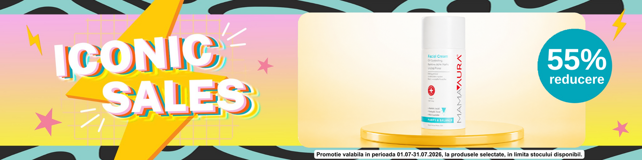 Promotie cu 55% reducere la Mamaaura - Iconic Sales
